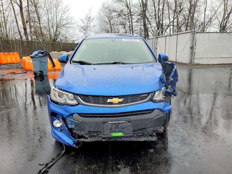 Photo 5 from auction – 2017 CHEVROLET SONIC with VIN 1G1JD6SB5H4155571