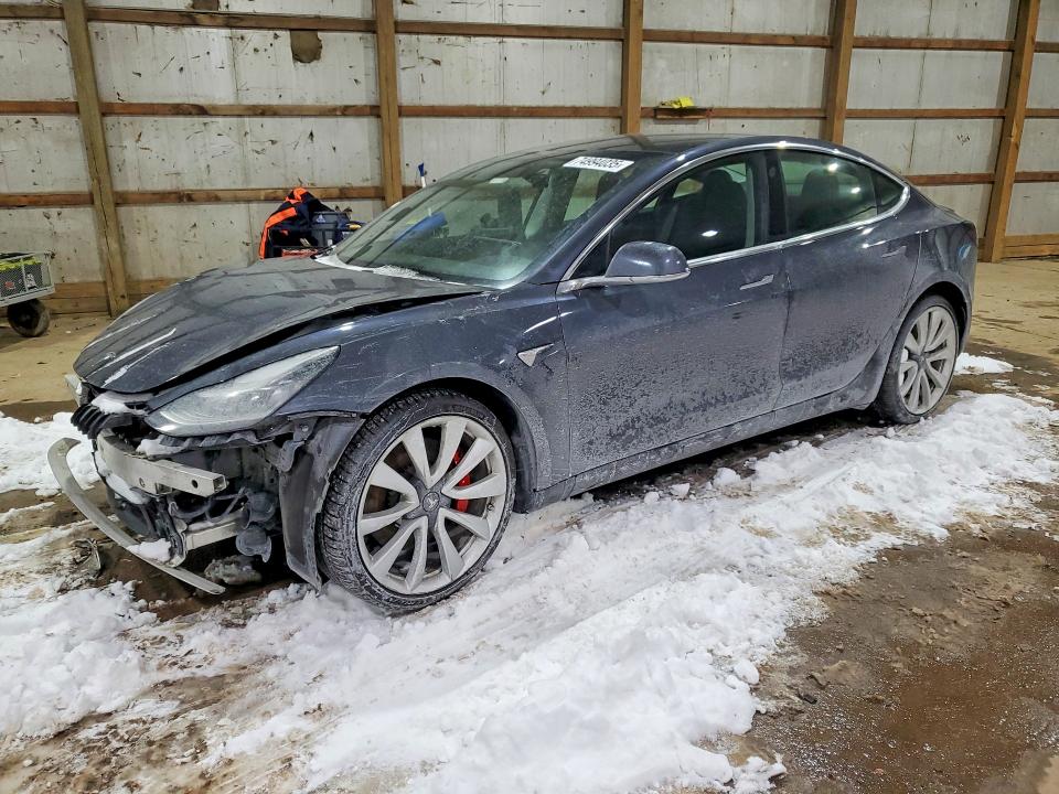 TESLA MODEL 3 2019 with VIN 5YJ3E1EB8KF454838 - Photo from auction