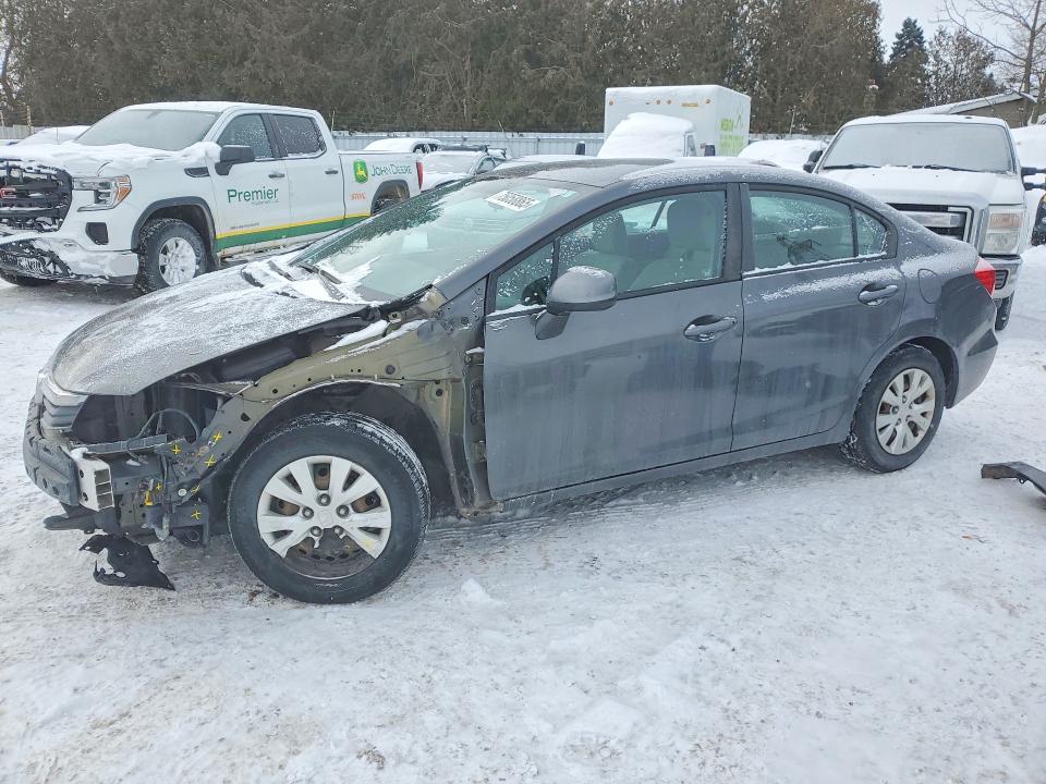Photo 1 from auction – 2012 HONDA CIVIC LX with VIN 2HGFB2F4XCH040856