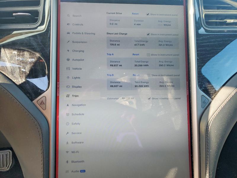 Photo 9 from auction – 2020 TESLA MODEL S with VIN 5YJSA1E2XLF369198