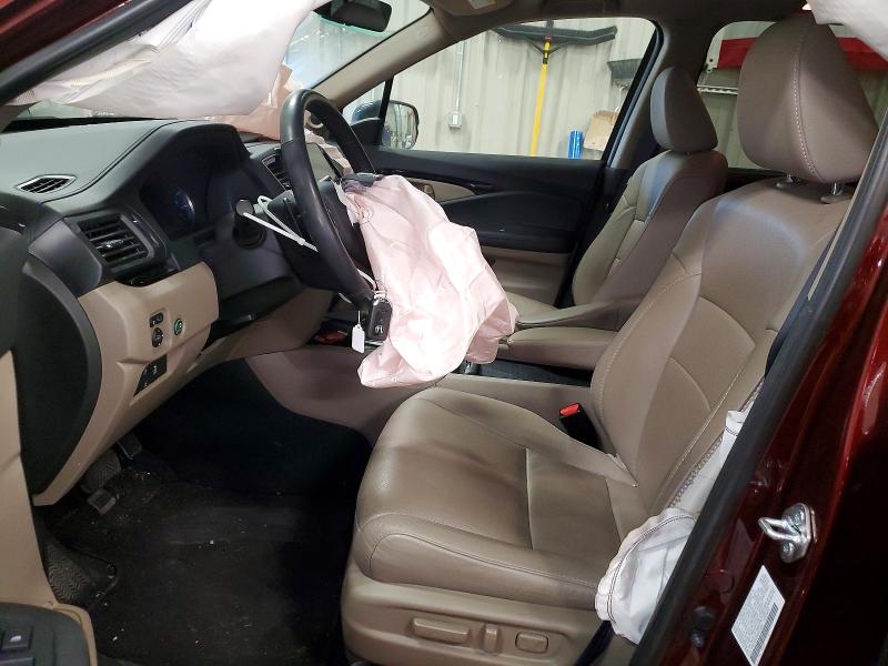 Photo 7 from auction – 2022 HONDA PILOT ELIT with VIN 5FNYF6H06NB074847