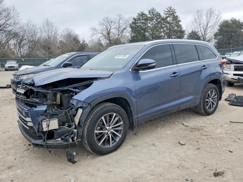 TOYOTA HIGHLANDER 2018 with VIN 5TDJZRFH5JS901391 - Photo from auction