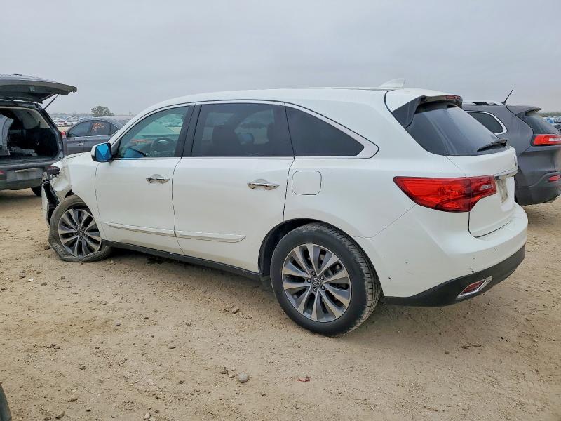 Photo 2 from auction – 2016 ACURA MDX TECHNO with VIN 5FRYD3H47GB003682