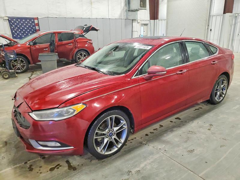 FORD FUSION TIT 2017 with VIN 3FA6P0K91HR209055 - Photo from auction
