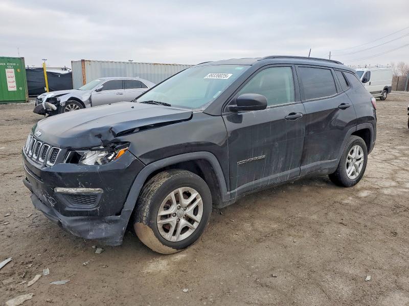 JEEP COMPASS 2018 with VIN 3C4NJCAB0JT133687 - Photo from auction