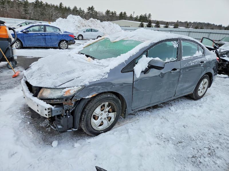 HONDA CIVIC LX 2013 with VIN 19XFB2E56DE095133 - Photo from auction