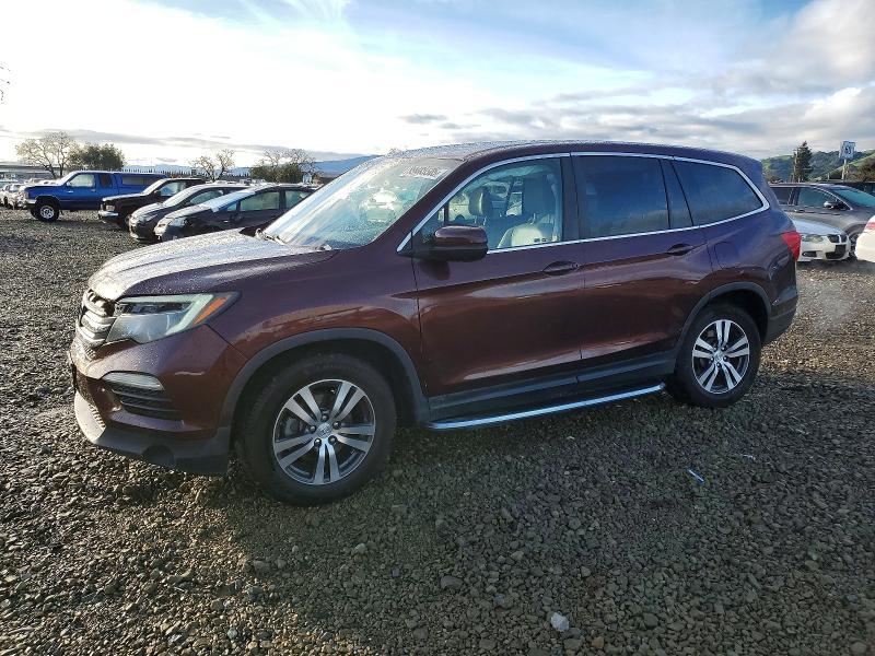 Photo 1 from auction – 2017 HONDA PILOT EXL with VIN 5FNYF6H57HB043137