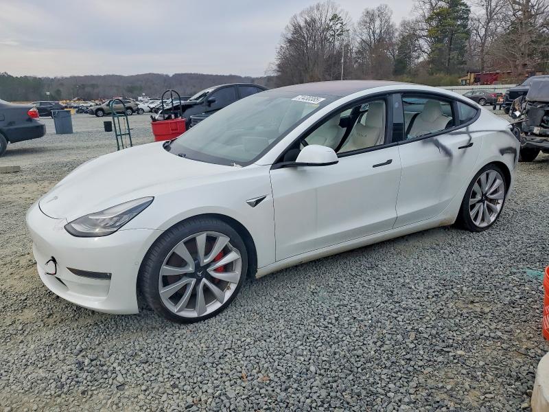 TESLA MODEL 3 2018 with VIN 5YJ3E1EB5JF081658 - Photo from auction