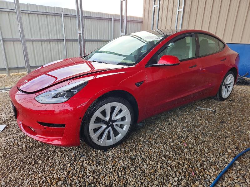 TESLA MODEL 3 2022 with VIN 5YJ3E1EA2NF288764 - Photo from auction