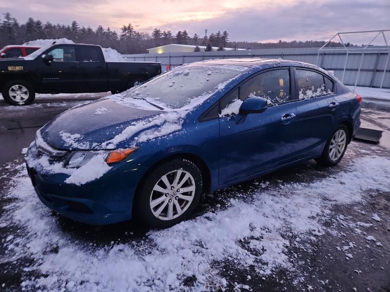 HONDA CIVIC 2012 with VIN 2HGFB2F83CH554602 - Photo from auction