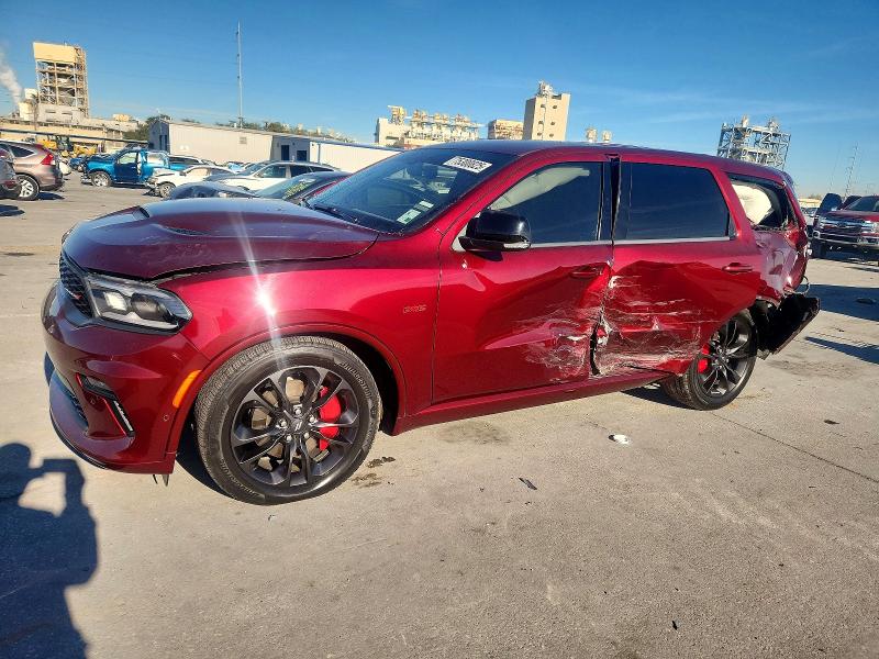 DODGE DURANGO 2021 with VIN 1C4SDHCT5MC608778 - Photo from auction