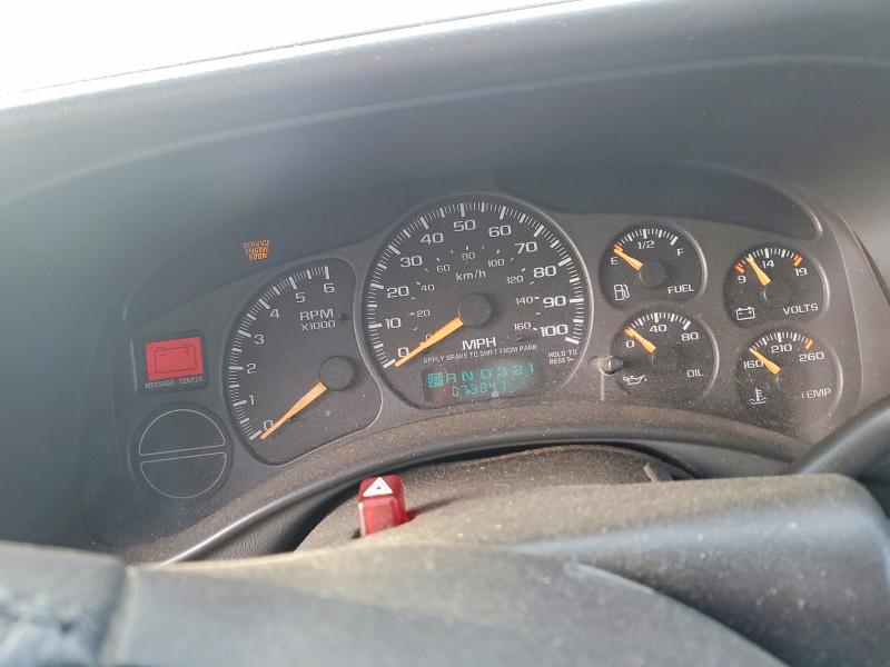 Photo 9 from auction – 2002 CHEVROLET AVALANCHE with VIN 3GNEC13T12G160709