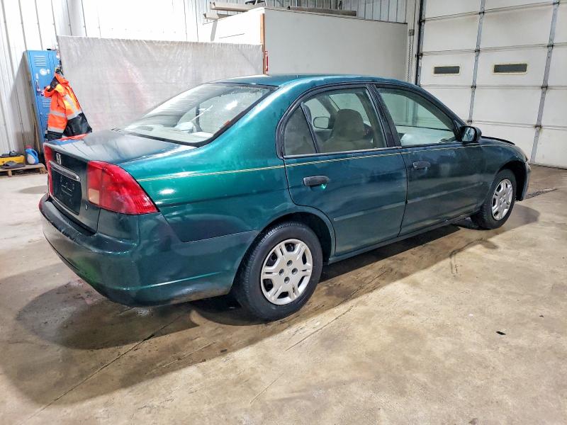 Photo 3 from auction – 2001 HONDA CIVIC LX with VIN 2HGES16541H575418