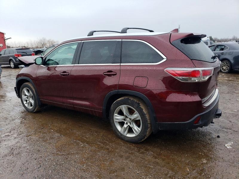Photo 2 from auction – 2016 TOYOTA HIGHLANDER with VIN 5TDJKRFH0GS259188