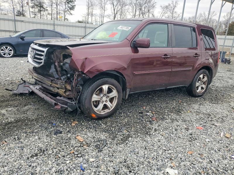 HONDA PILOT 2012 with VIN 5FNYF3H47CB029463 - Photo from auction