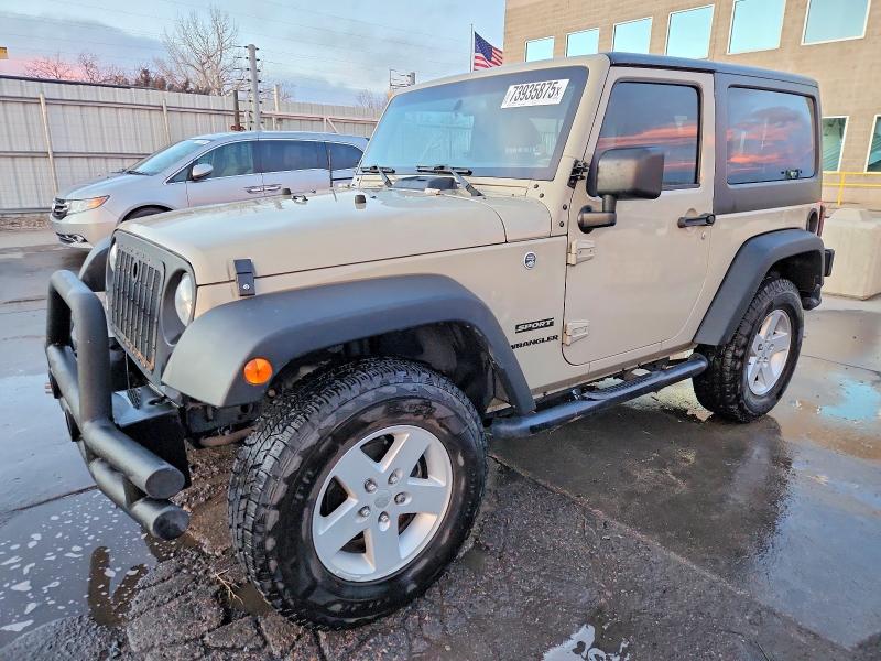 JEEP WRANGLER S 2017 with VIN 1C4AJWAG0HL711384 - Photo from auction