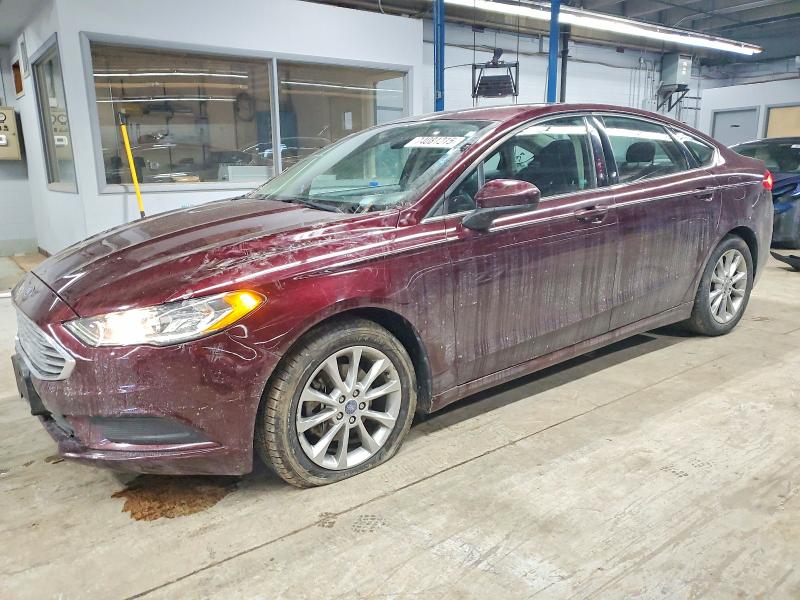 FORD FUSION SE 2017 with VIN 3FA6P0HD6HR251054 - Photo from auction
