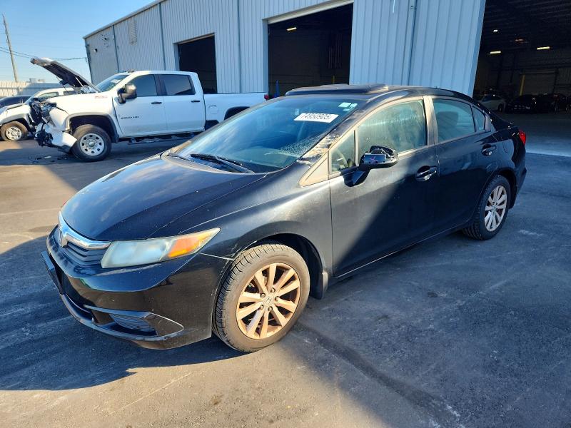 HONDA CIVIC EX 2012 with VIN 19XFB2F86CE056582 - Photo from auction