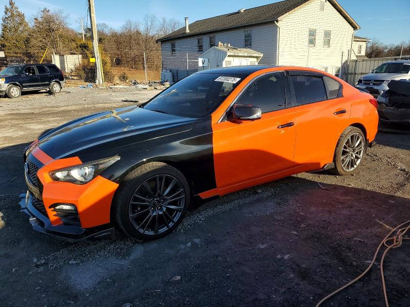 INFINITI Q50 RED SP 2017 with VIN JN1FV7AR1HM870249 - Photo from auction