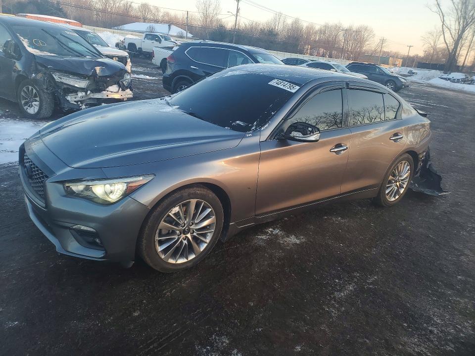 INFINITY Q50 2019 with VIN JN1EV7AR6KM593942 - Photo from auction
