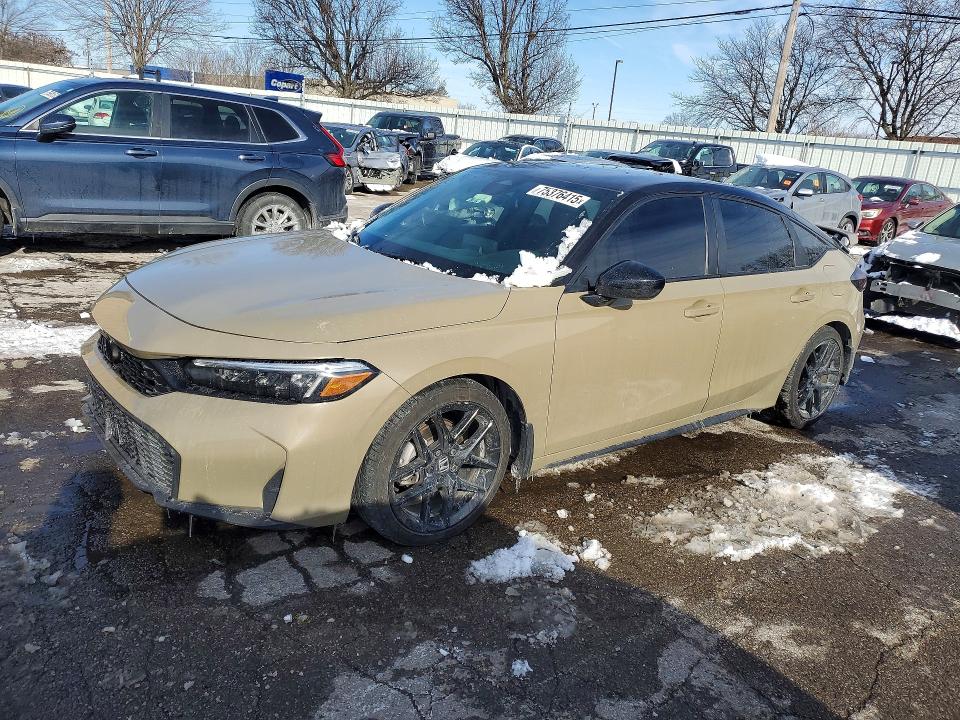 HONDA CIVIC 2025 with VIN 19XFL2H89SE004906 - Photo from auction