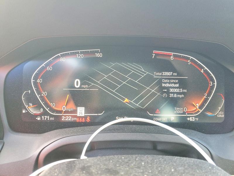 Photo 9 from auction – 2022 BMW 330I with VIN 3MW5R1J02N8C75475