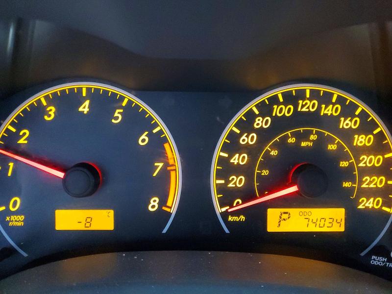 Photo 9 from auction – 2010 TOYOTA COROLLA BA with VIN 2T1BU4EE7AC197684