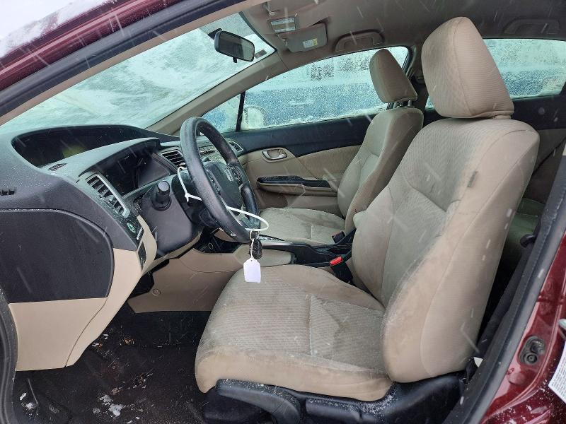 Photo 7 from auction – 2014 HONDA CIVIC LX with VIN 19XFB2F53EE034953