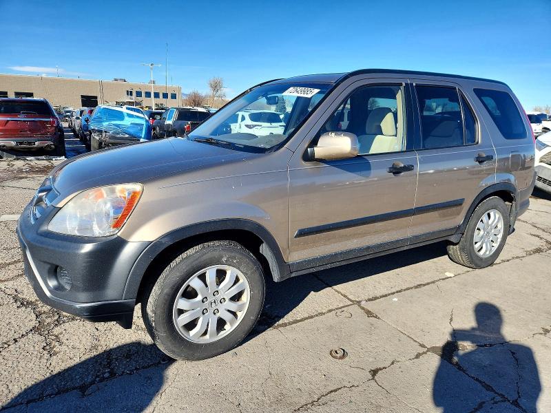 HONDA CR-V EX 2005 with VIN JHLRD78805C007988 - Photo from auction