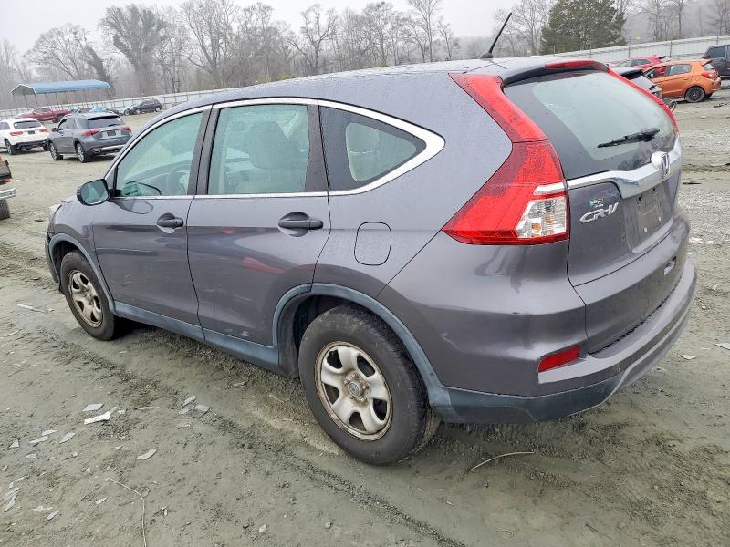 Photo 2 from auction – 2016 HONDA CR-V LX with VIN 3CZRM3H35GG701063