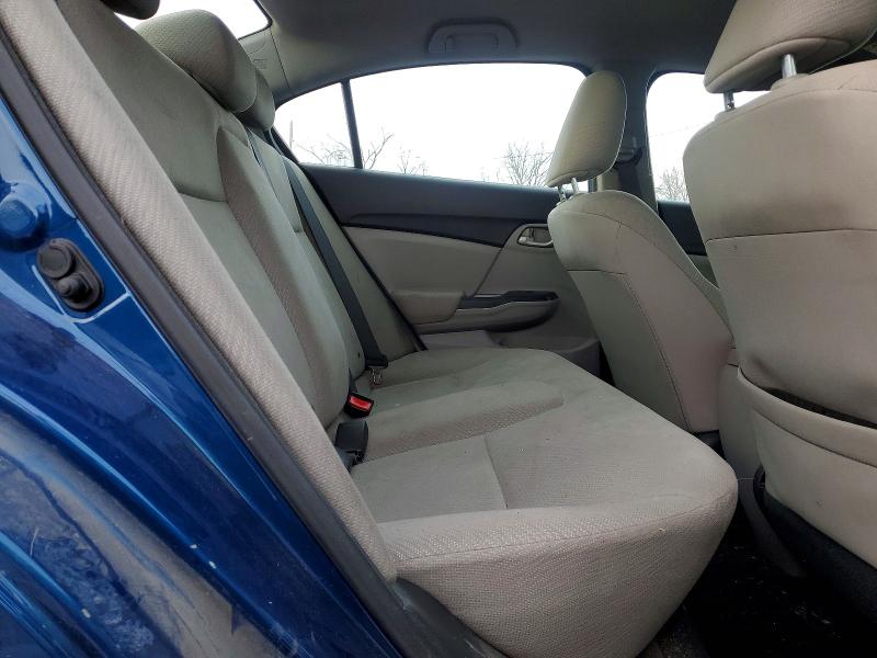 Photo 10 from auction – 2013 HONDA CIVIC LX with VIN 19XFB2F54DE268565