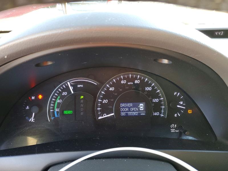 Photo 9 from auction – 2011 TOYOTA CAMRY HYBR with VIN 4T1BB3EK0BU136036
