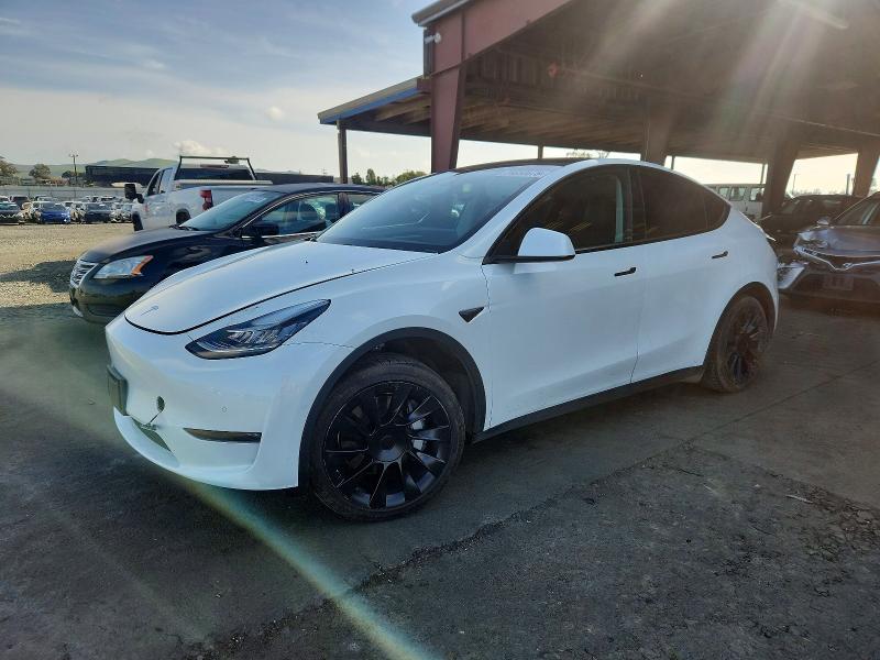 TESLA MODEL Y 2021 with VIN 5YJYGDEE5MF068456 - Photo from auction