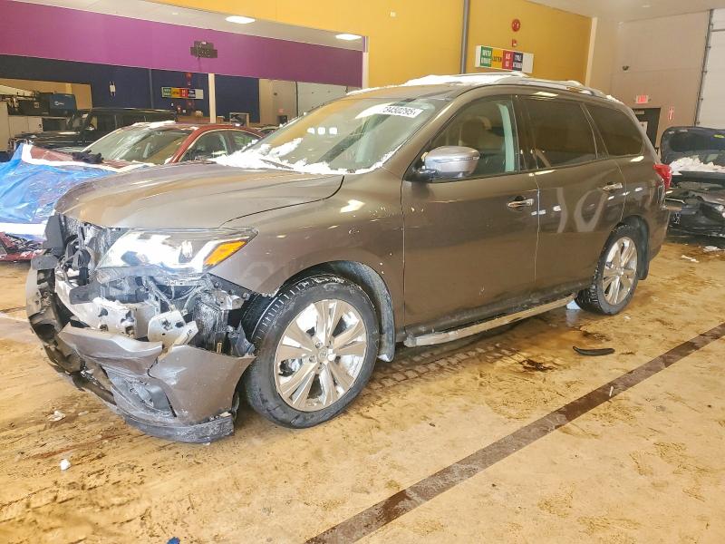 NISSAN PATHFINDER 2018 with VIN 5N1DR2MMXJC678654 - Photo from auction