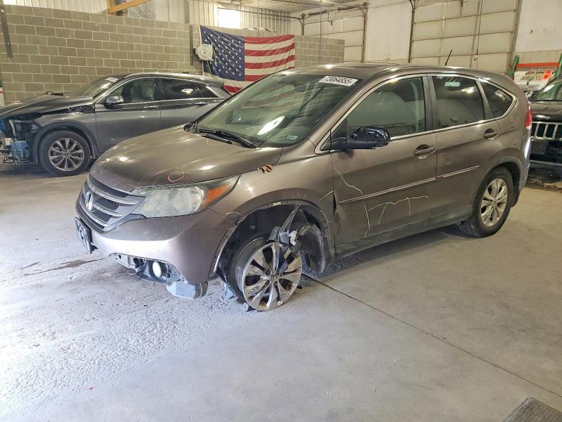 HONDA CR-V EX 2014 with VIN 5J6RM4H55EL009490 - Photo from auction