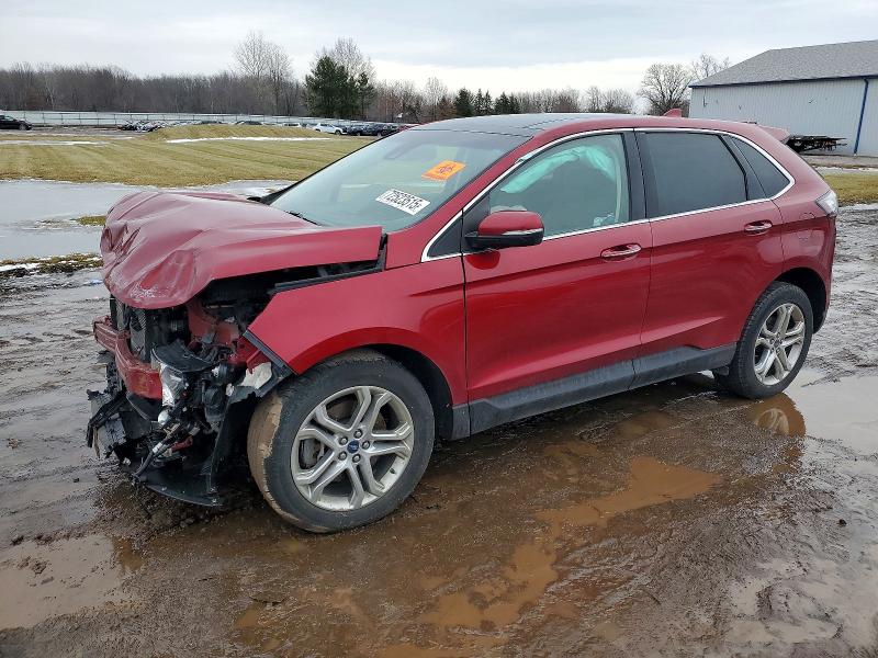 FORD EDGE TITAN 2017 with VIN 2FMPK4K87HBC21216 - Photo from auction