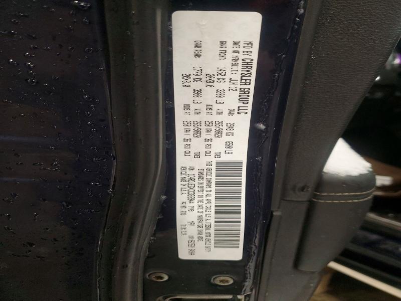 Photo 14 from auction – 2012 DODGE DURANGO CI with VIN 1C4RDJEGXCC336944