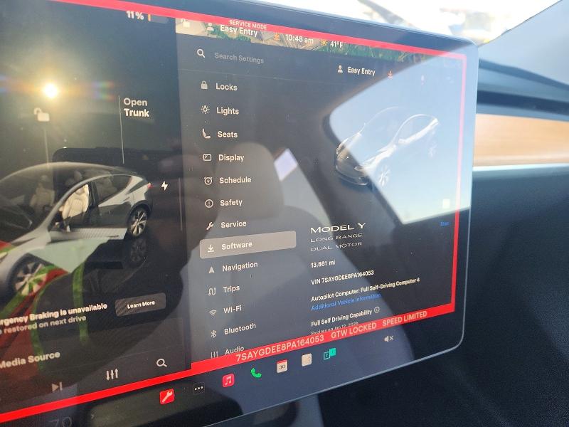 Photo 9 from auction – 2023 TESLA MODEL Y with VIN 7SAYGDEE8PA164053