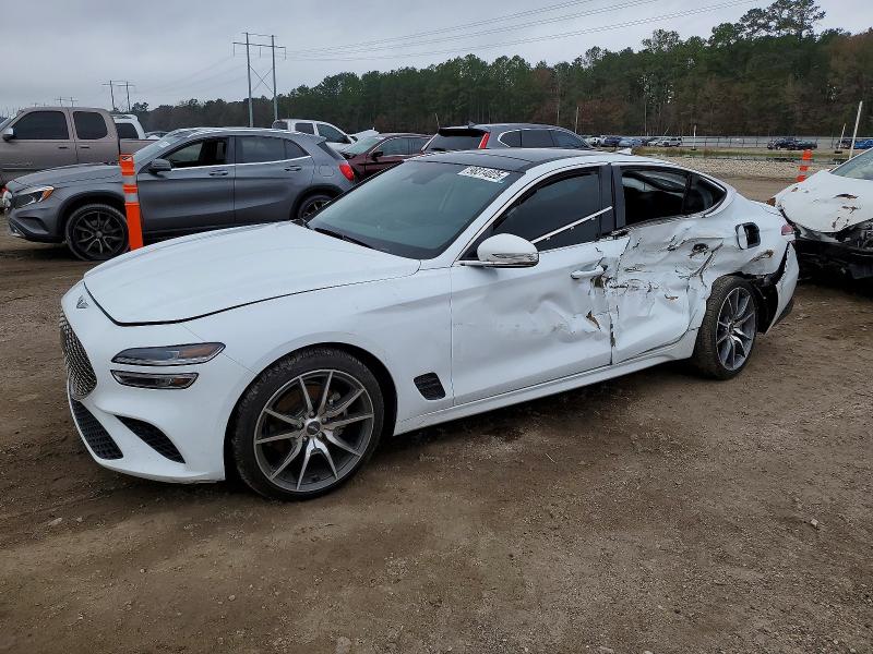 GENESIS G70 BASE 2022 with VIN KMTG34TA9NU102156 - Photo from auction