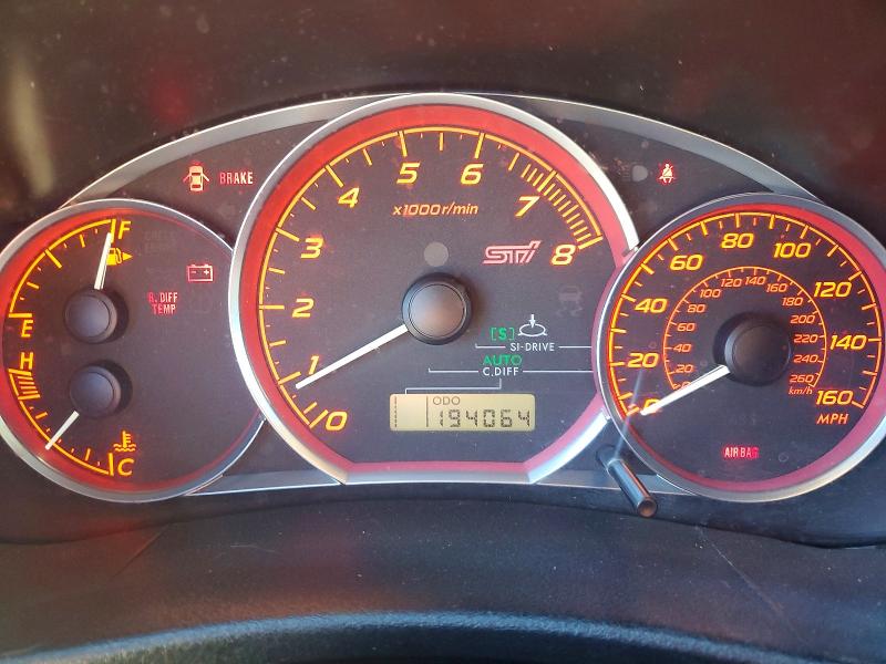 Photo 9 from auction – 2008 SUBARU IMPREZA WR with VIN JF1GR89688L834592