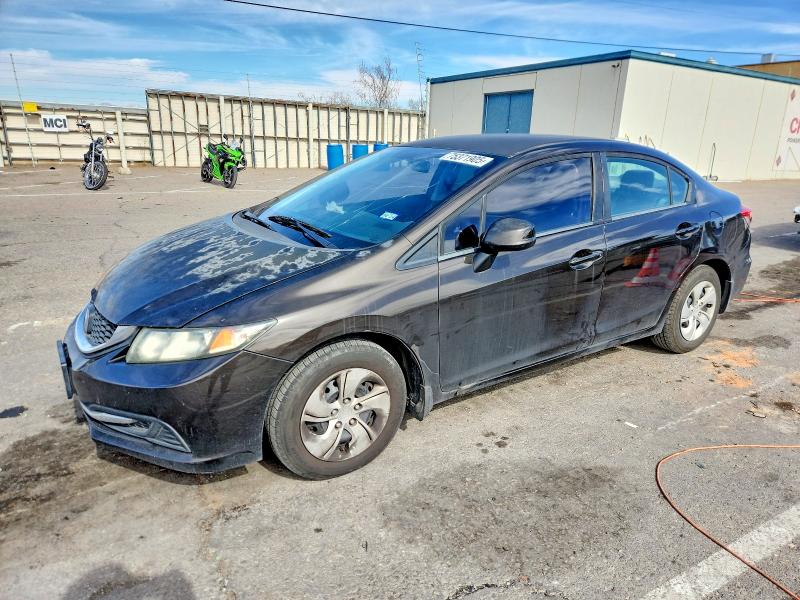 HONDA CIVIC 2013 with VIN 2HGFB2F52DH593513 - Photo from auction