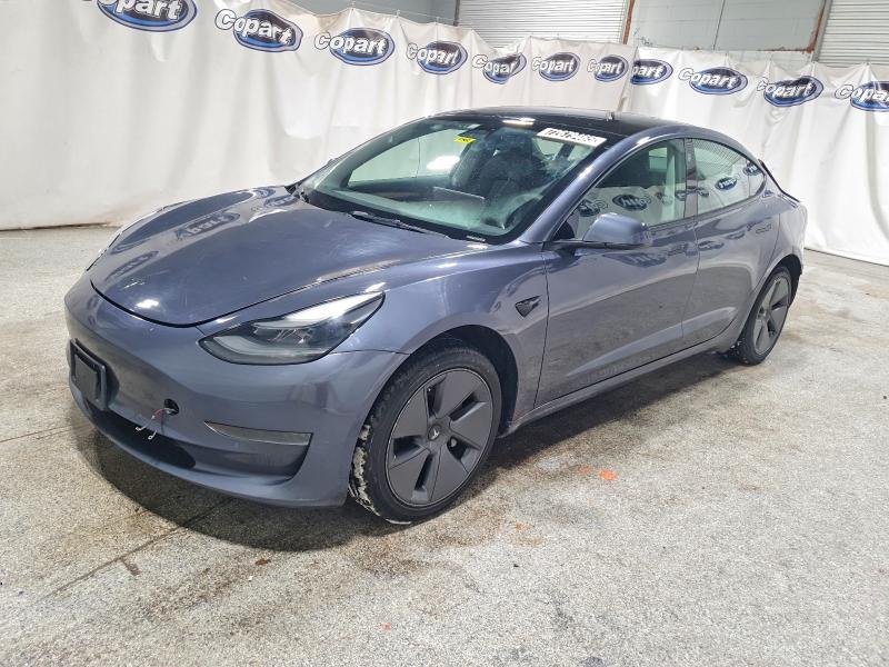 TESLA MODEL 3 2022 with VIN 5YJ3E1EA3NF372155 - Photo from auction