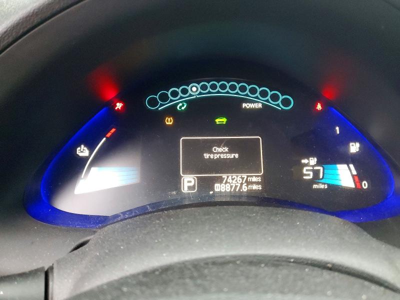 Photo 9 from auction – 2016 NISSAN LEAF SV with VIN 1N4BZ0CP3GC304493