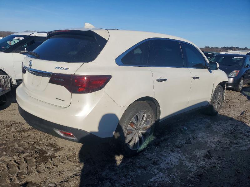 Photo 3 from auction – 2015 ACURA MDX TECHNO with VIN 5FRYD4H49FB006233
