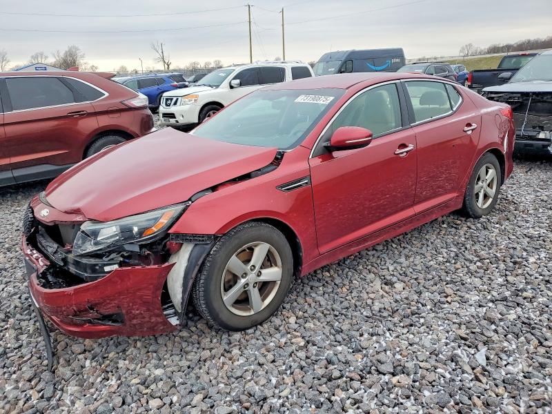 KIA OPTIMA LX 2015 with VIN 5XXGM4A76FG356241 - Photo from auction