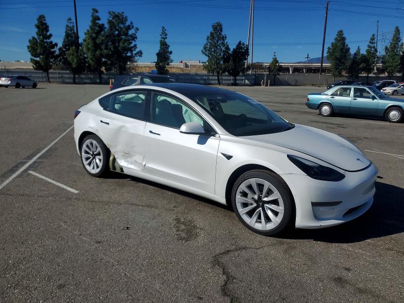 Photo 4 from auction – 2022 TESLA MODEL 3 with VIN 5YJ3E1EAXNF154679