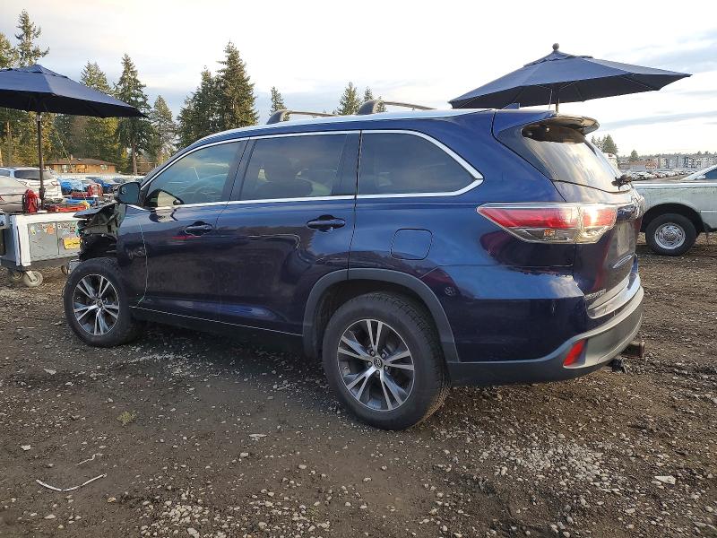Foto 2 de la subasta – 2016 TOYOTA HIGHLANDER con VIN 5TDKKRFH3GS155489