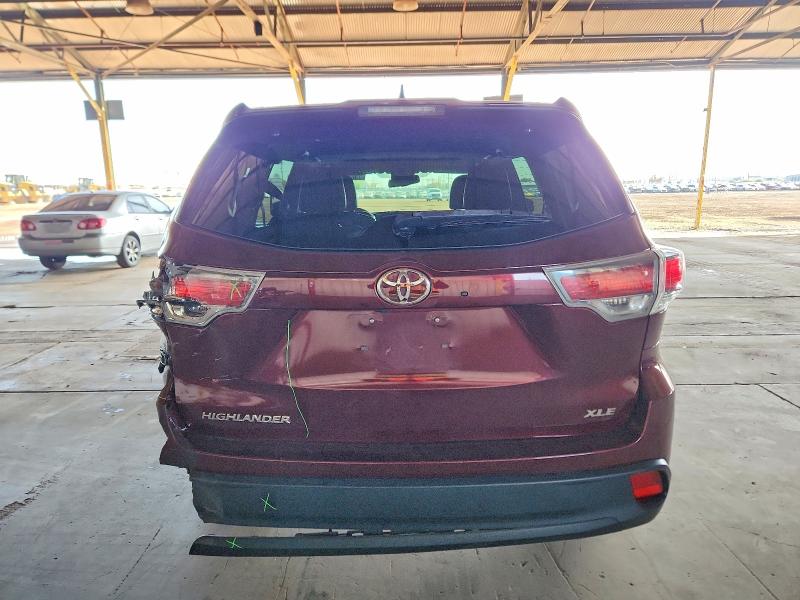 Photo 6 from auction – 2016 TOYOTA HIGHLANDER with VIN 5TDKKRFHXGS161502