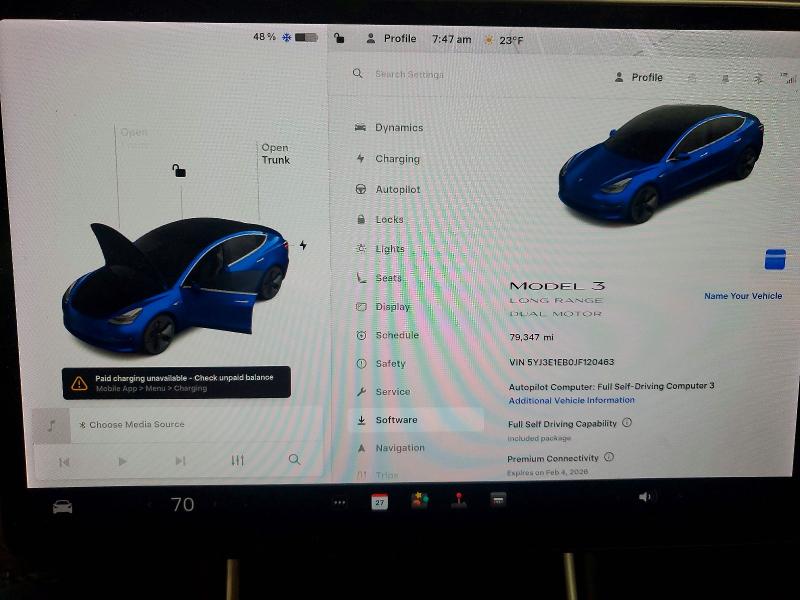 Photo 9 from auction – 2018 TESLA MODEL 3 with VIN 5YJ3E1EB0JF120463