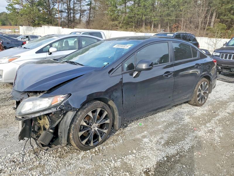 HONDA CIVIC SI 2013 with VIN 2HGFB6E53DH708581 - Photo from auction